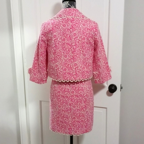 🎀VERY RARE/VTG Lilly Pulitzer🎀 - Aveline Jacquard Jacket/Sophia Jacquard Dress - Picture 2 of 16